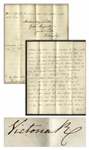 Queen Victoria Letter Signed From 1837, Just 7 Days After Her Ascension to Queen -- ...Upon ascending the throne of this Kingdom...